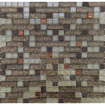 Мозаїка Mozaico De Lux K-Mos Cbm1001R Caramel 300X300