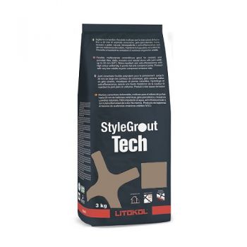 Затирка для плитки Litokol Stylegrout Tech 0-20 GREY 2 серый 3кг.