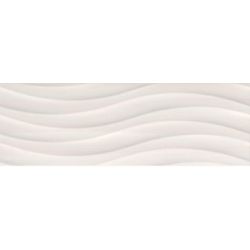 Плитка Ceramika Color Living Cream Wave Rect 250x750