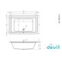Devit Iven 18012141 Ванна прямоугольная 180x120