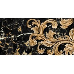 Декор Golden Tile 9АС311 Saint Laurent Чорний 300x600