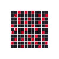 Мозаика Kotto Ceramica Gm 8005 C2 Red Silver S6/Black 300x300