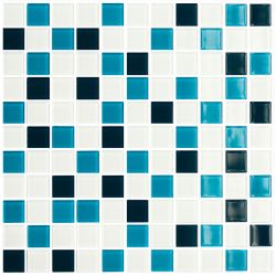 Мозаика Kotto Ceramica GM 4021 C3 Cerulean D-Cerulean M-White 300x300