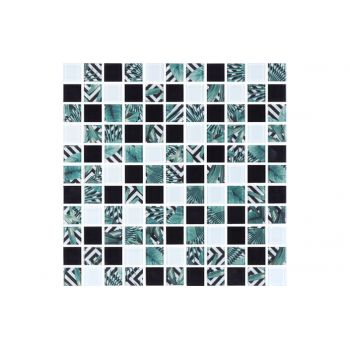 Мозаика Kotto Ceramica Gmp 0825021 С3 Print 24/White/Black 300x300