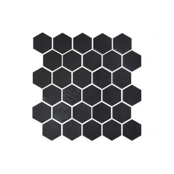 Мозаика Kotto Ceramica Hexagon H 6021 Black Mat 295x295