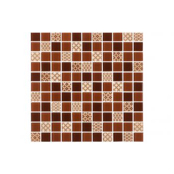 Мозаика Kotto Ceramica Gm 4054 C3 Brown D/Brown M/Structure 300x300