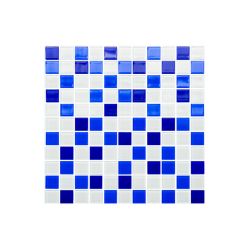 Мозаика Kotto Ceramica Gm 4033 C3 Cobalt D/Cobalt M/White 300x300