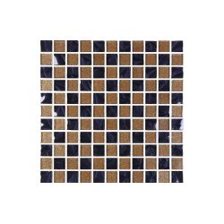 Мозаика Kotto Ceramica Gm 8013 Cc Brown Gold/Black Pearl S4 300x300