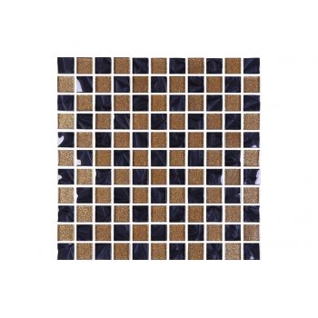 Мозаика Kotto Ceramica Gm 8013 Cc Brown Gold/Black Pearl S4 300x300