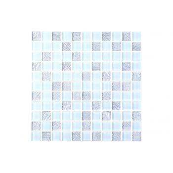 Мозаика Kotto Ceramica Gm 8015 C2 Silver S5/White 300x300