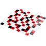 Мозаика Kotto Ceramica Gm 4007 C3 Black/Red M/White 300X300