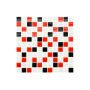 Мозаїка Kotto Ceramica Gm 4007 C3 Black/Red M/White 300x300