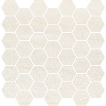 Мозаика Opoczno Bantu Cream Heksagon Small Mosaic Glossy 290x297