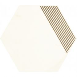 Плитка Paradyz Calacatta Hexagon Mat. В 171X198