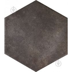 Terracina Black Hexagon 25,8*29