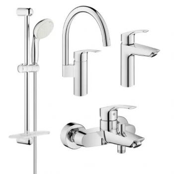 Набор смесителей Grohe Eurosmart New 4в1 GHUA123248MK