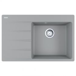 Кухонна мийка FRANKE CENTRO CNG 611-78 TL сірий камінь, крило ліворуч (114.0630.469) 780х500 мм.