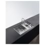 Кухонна мийка FRANKE BOX CENTER BWX 120-41-27 оборотна (122.0579.553) 820х520 мм.