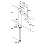 Смеситель для раковины Kludi Bozz 382865376 белый матовый