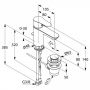 Смеситель для умывальника Kludi Objekta 322330575
