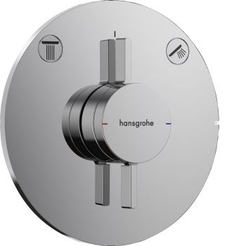 Наружная часть термостата на 2 потребителя Hansgrohe Duoturn S 75418000
