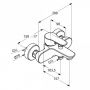 Смеситель для ванны Kludi 326530575 Objekta
