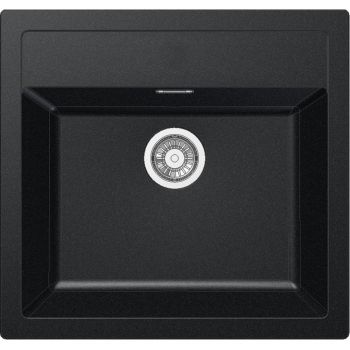 Кухонна мийка FRANKE SIRIUS SID 610-50 чорна (143.0691.533) 560х530 мм.
