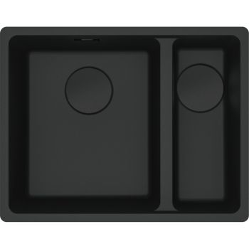 Кухонная мойка FRANKE MARIS MRG 160 черная матовая, монтаж под столешницу (125.0699.229) 553х433 мм.