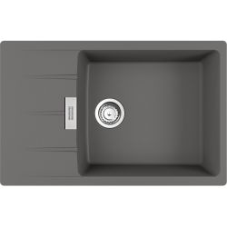 Кухонна мийка FRANKE CENTRO CNG 611-78 XL сірий камінь, оборотна (114.0701.818) 780х500 мм.