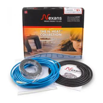 Теплый пол Nexans тонкий двухжильный нагревательный кабель MILLICABL FLEX 15 1200 W