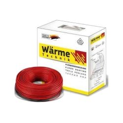 Тепла підлога Wärme тонкий двухжильний нагрівальний кабель Twin flex cable 375 W