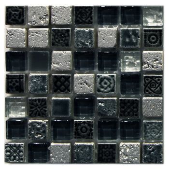 Мозаика T-MOS GREY LINEAR (15x15) 300x300