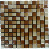 Мозаїка K-MOS K4015 (23x23) BROWN MIX 300x300