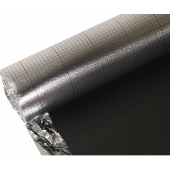 Підкладка King Floor IXPE Black з фольгою 10000х1000х1.5 мм.