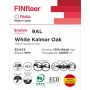 Ламинат Finsa 9Al White Kalmar Oak Evolve 194x1331x8