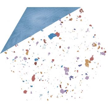Плитка Aparici Stracciatella Blue Natural 250X290