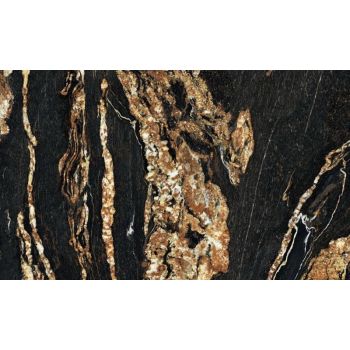 Плитка 0005354 NOBILE BLACK TAURUS LUX 2700x1200