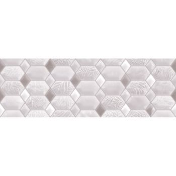 Плитка Ceramica Deseo Violeta Silver Decor 900x300