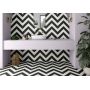 Плитка Ceramica Deseo Ec. Zebra Black-White 223x223x9