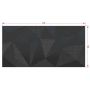 Декор Ceramika Color Alesia Black Dekor Rett (DCR66-1) 600x300