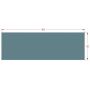Плитка Ceramika Color Spettacolo Blu Rett (SPC008) 900x300