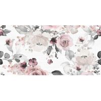 Панно Ceramika Color Punto Rosa White Dekor 600x300