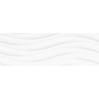 Плитка Ceramika Color CCR31-1 White Onda rect. 250x750