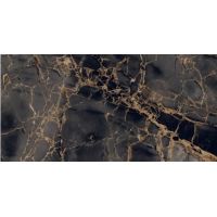 Плитка Italica Tiles DENIA GOLD BLACK HIGH GLOSSY 1200x600