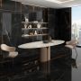 Плитка Itt Ceramic Onice Black Polished Rect 3000x1200