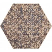 Декор Paradyz Glitter Mood Blue Heksagon Inserto C Rekt. 171X198