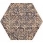 Декор Paradyz Glitter Mood Blue Heksagon Inserto C Rekt. 171X198