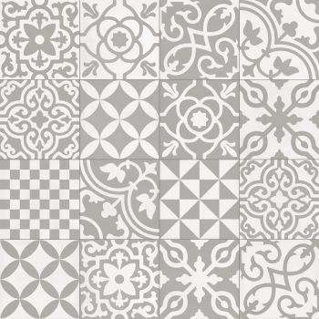 Плитка Ragno R7GY Contrasti Grigio Decor Mix 200x200