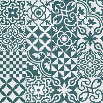 Плитка Ragno R7H4 Contrasti Ottanio Decor Mix 200x200