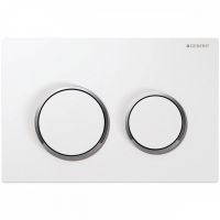 Кнопка змиву Geberit Omega20, бiлий/хром глянець (115.085.KJ.1)